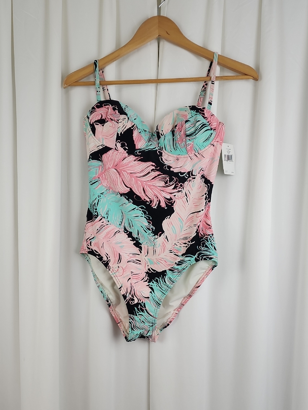 Kate Spade Underwire Maillot One-Piece Swimsuit Harbour Island Size Medium